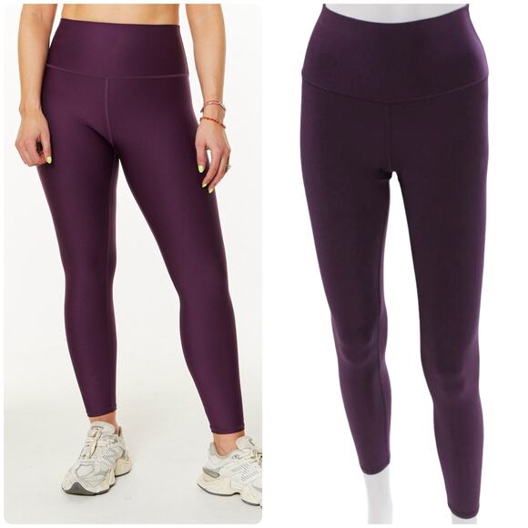 Alo Yoga Pants - Alo Yoga 7/8 High Waist Airlift Legging Dark Plum Sculpting Compression Studio